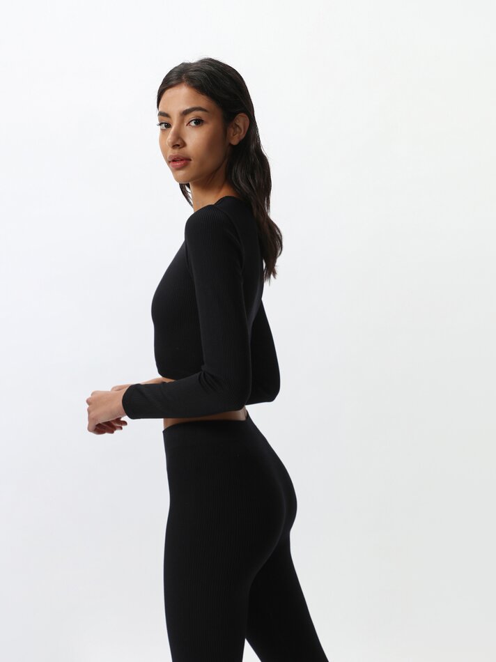 Leggings sem costura - Pretas
