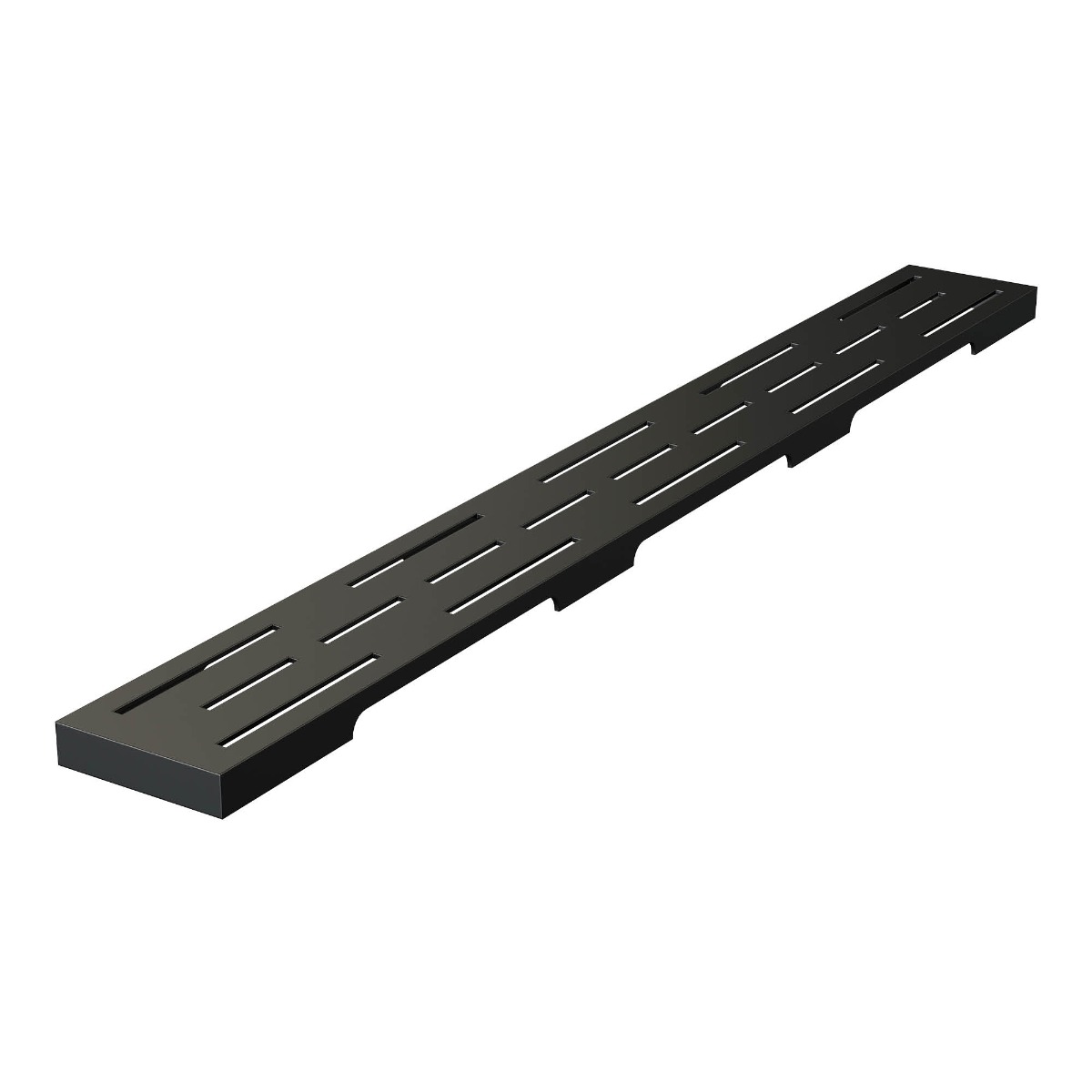 Brauer los standaard rooster 50cm zwart mat