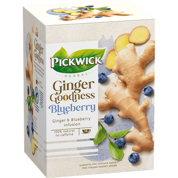 Pickwick Ginger Goodness Blueberry Kruidenthee