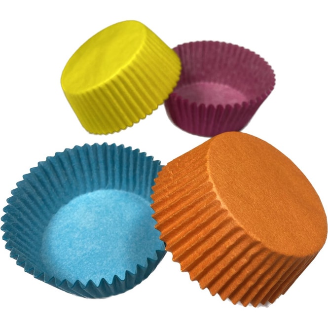 Muffin Förmchen - 100 Stück - 4 Farben