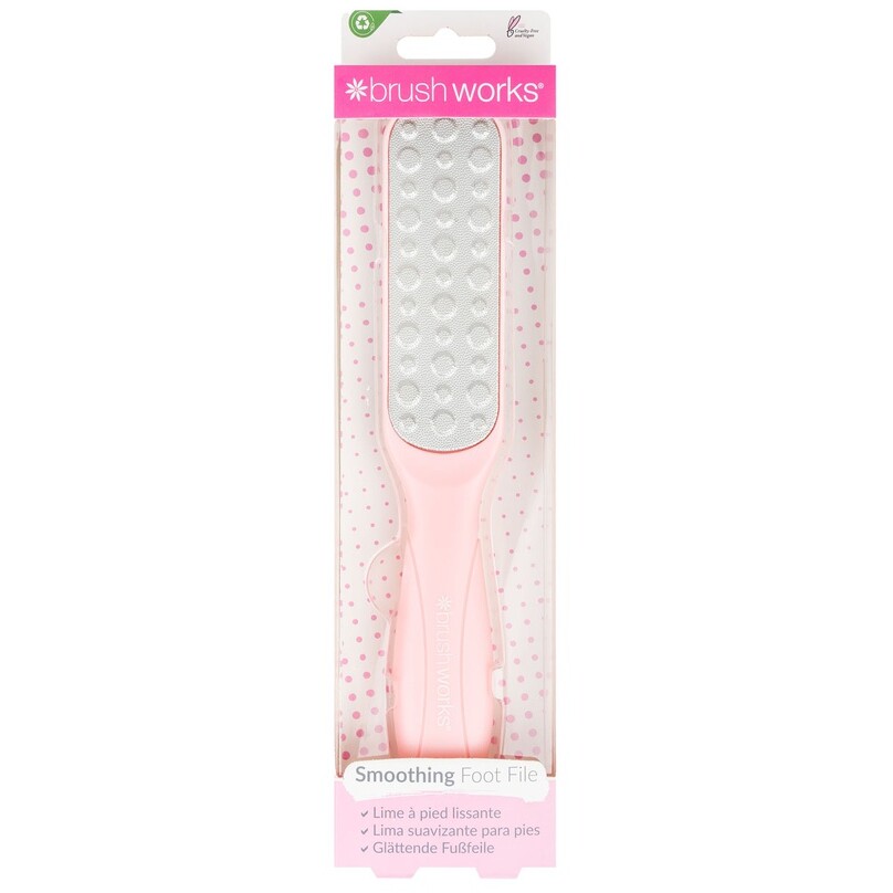 Râpe en métal exfoliante - Rose - Pieds