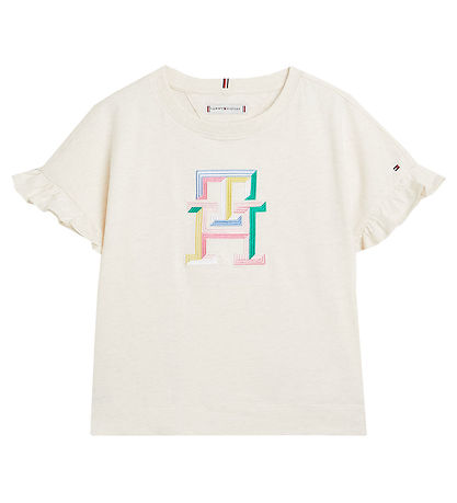 Tommy Hilfiger T-Shirt - Multi Colour Monogramm Tee - Calico Hea