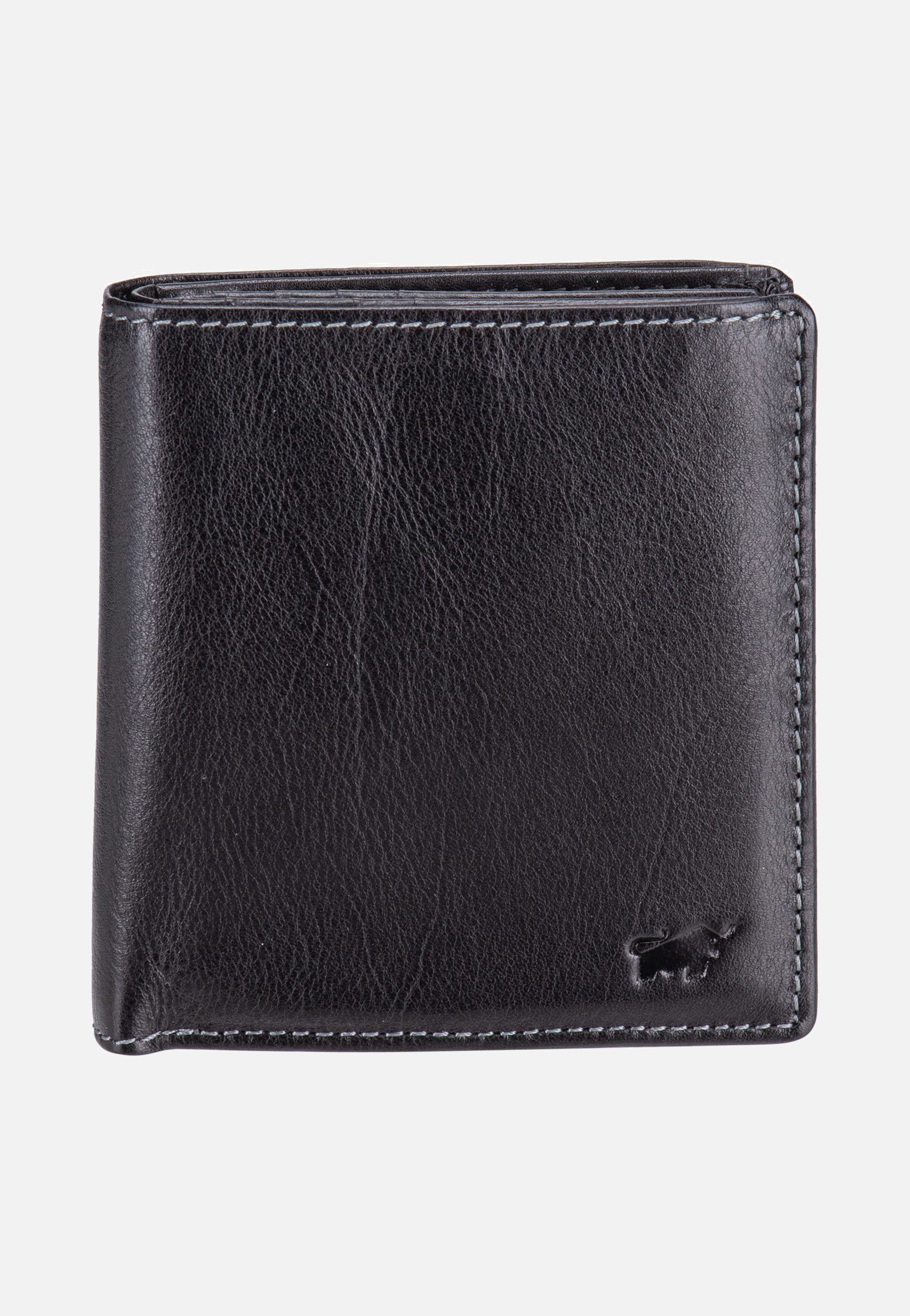 Arezzo RFID Carré 8Cs Schwarz - Portemonnaie
