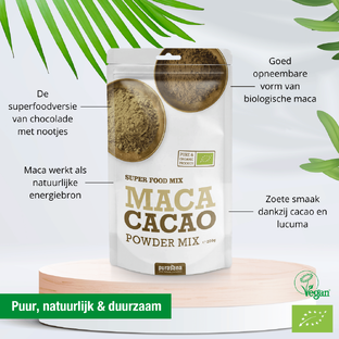 Purasana Vegan Maca Cacao Raw Powder Mix 200GR