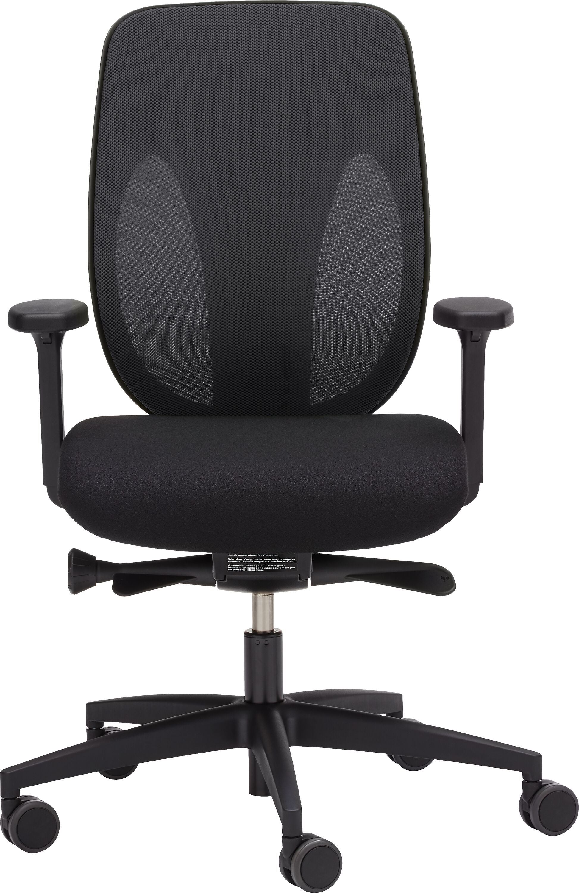 Giroflex 353 Netzrücken Bürostuhl - Anthrazit / B: 69.0 cm x T: 70.0 cm x H: 114.0 cm