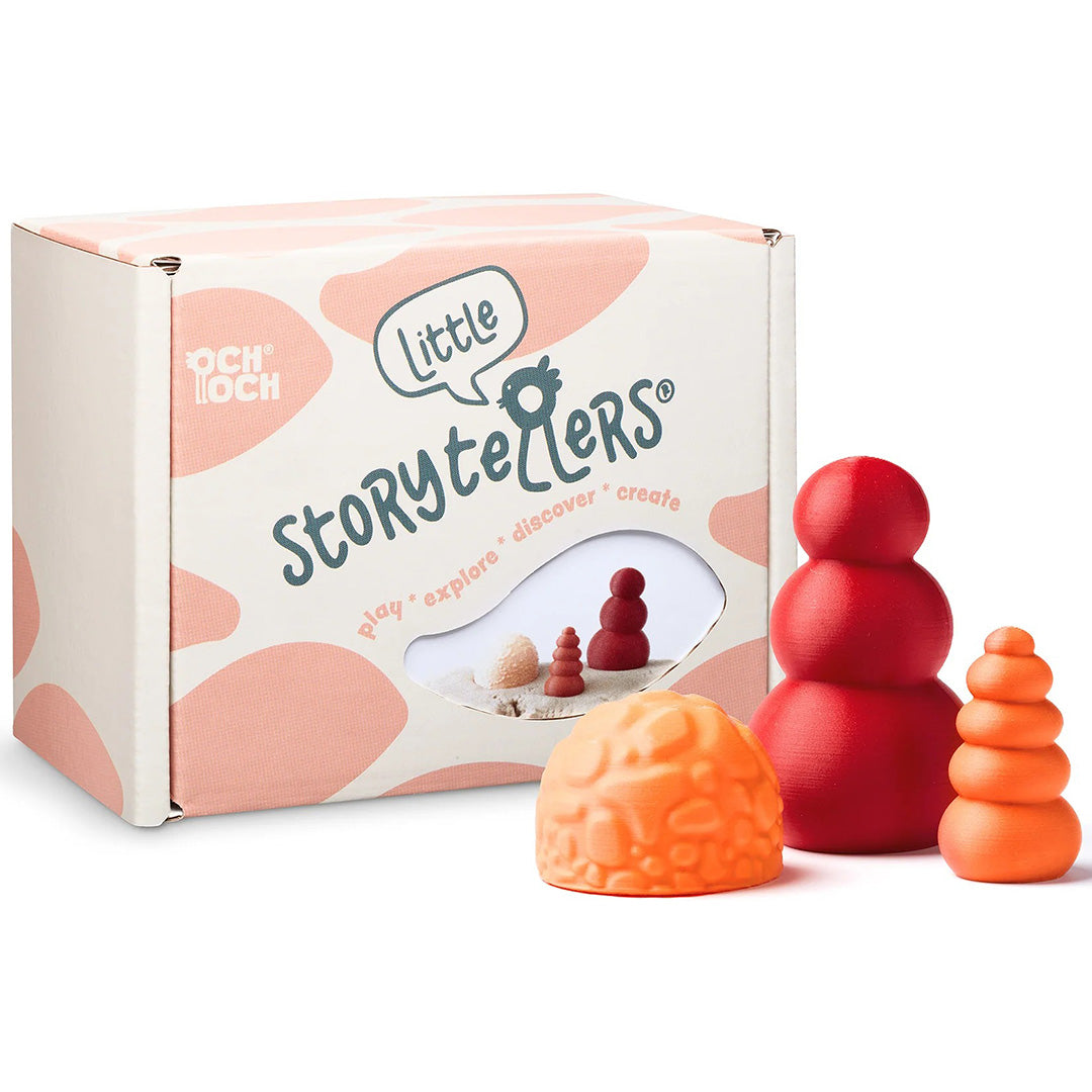 ochoch storyteller sensorische figuren treeset - orange outdoor - 3st