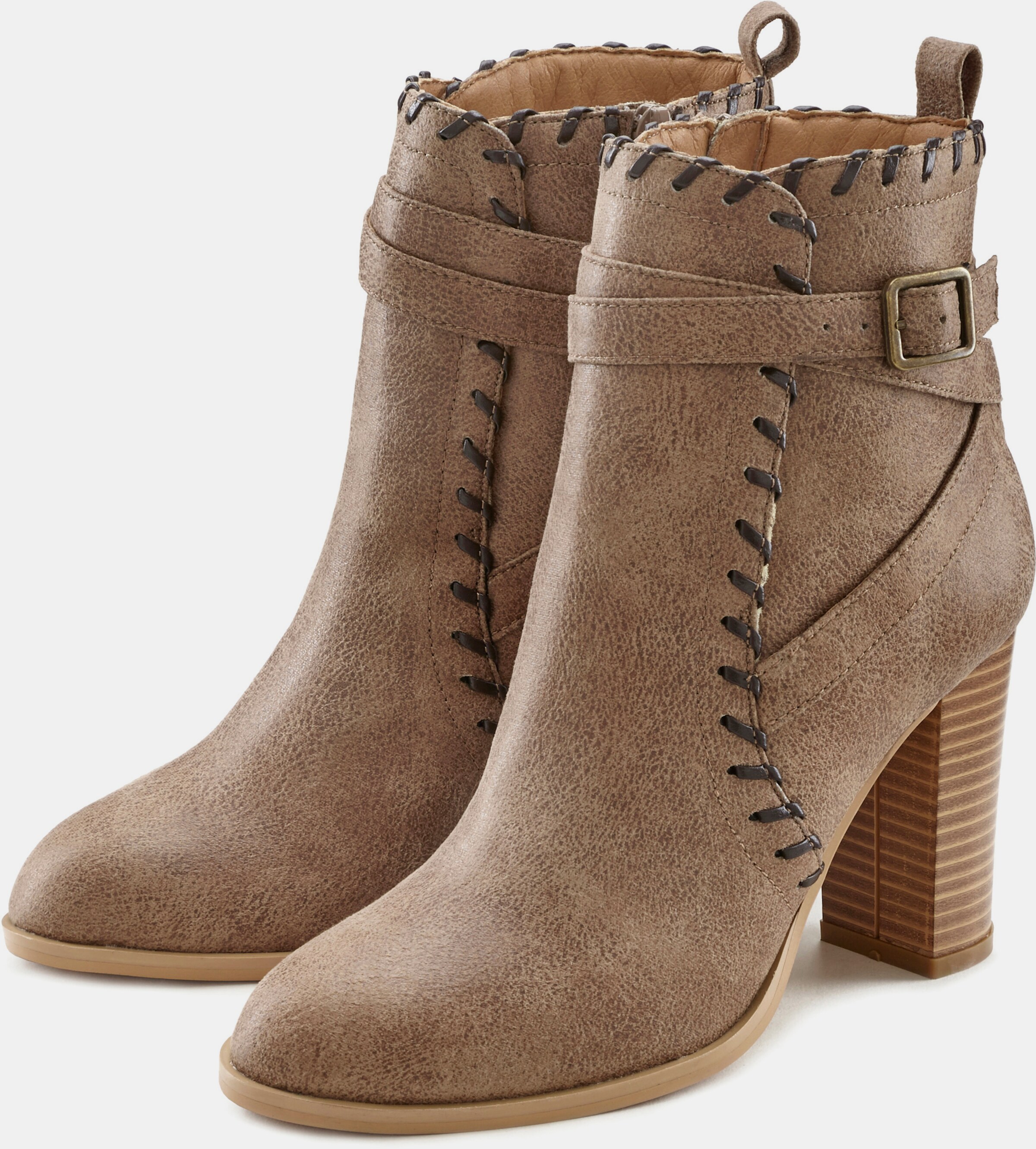 High-Heel-Stiefelette