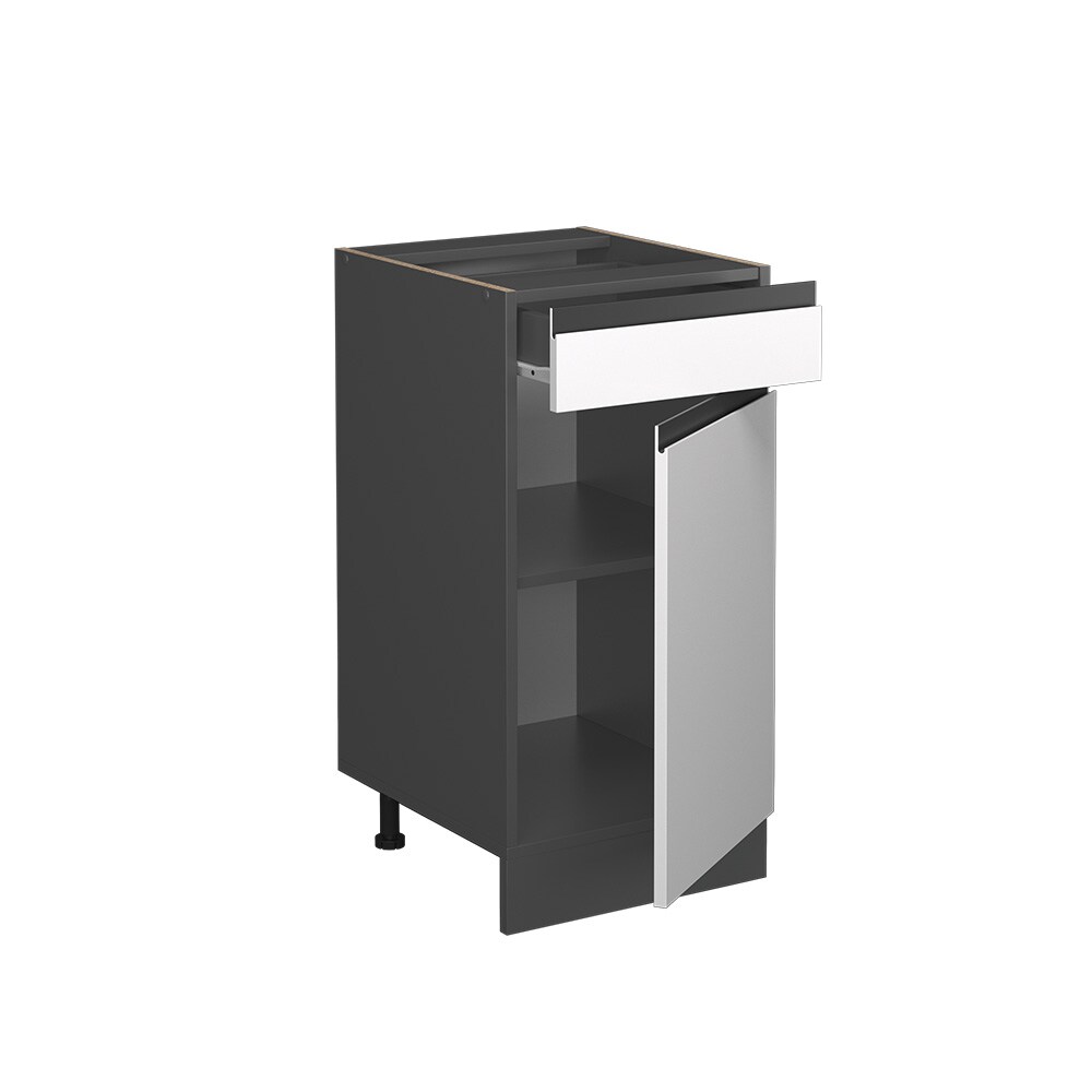 Vicco Schubunterschrank Küchenschrank Küchenmöbel R-Line J-Shape Anthrazit Weiß 40 cm modern