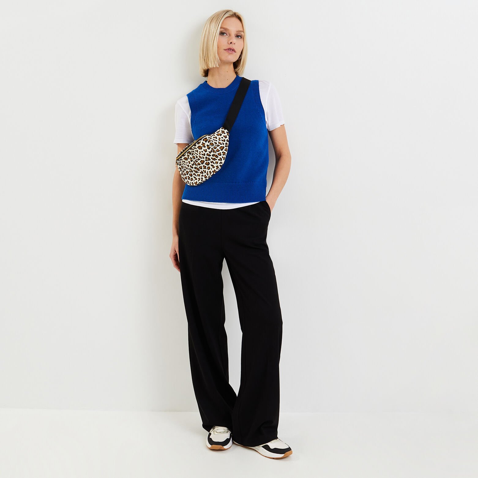 Pull sans manches femme