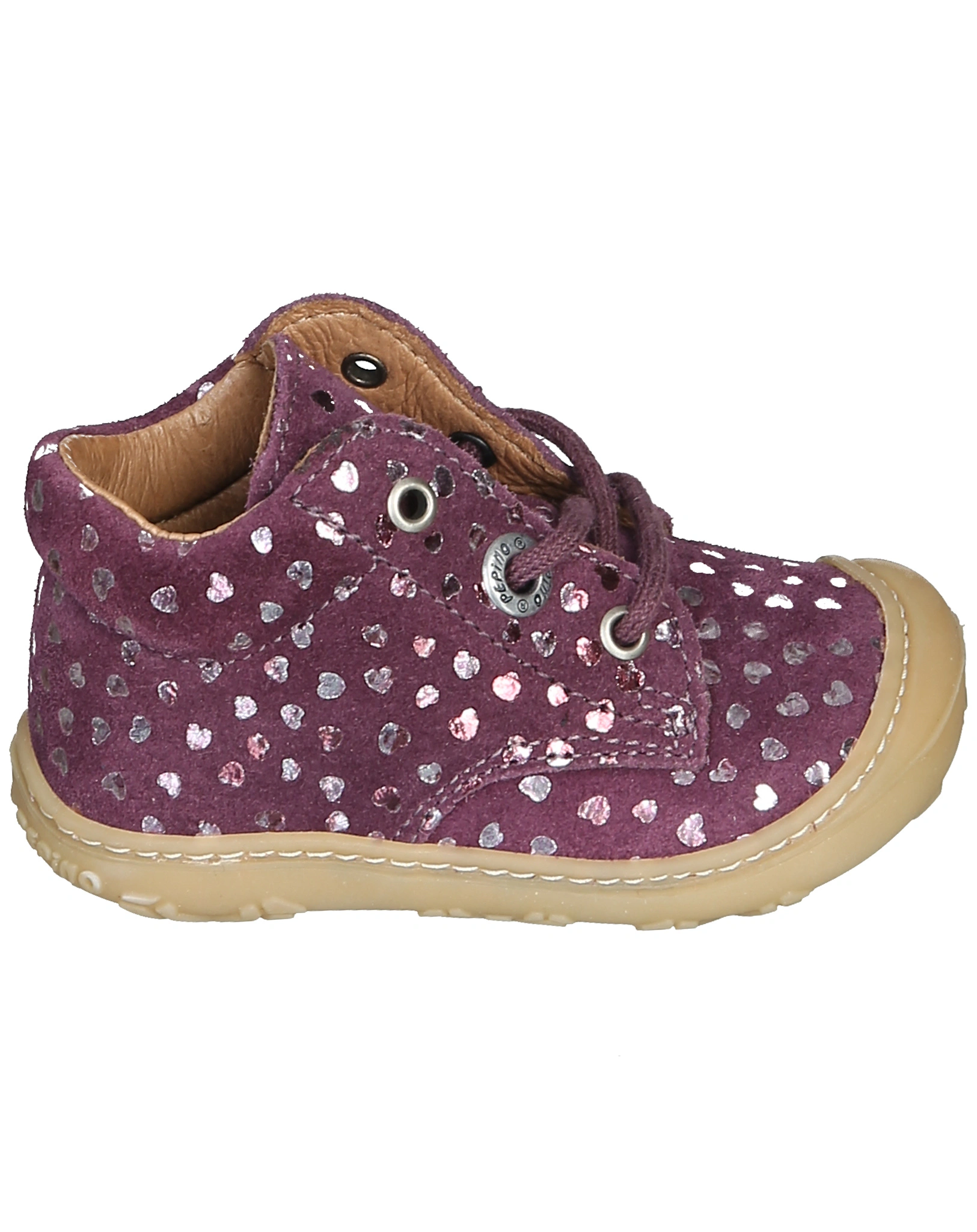 Lauflernschuhe DOTS in merlot