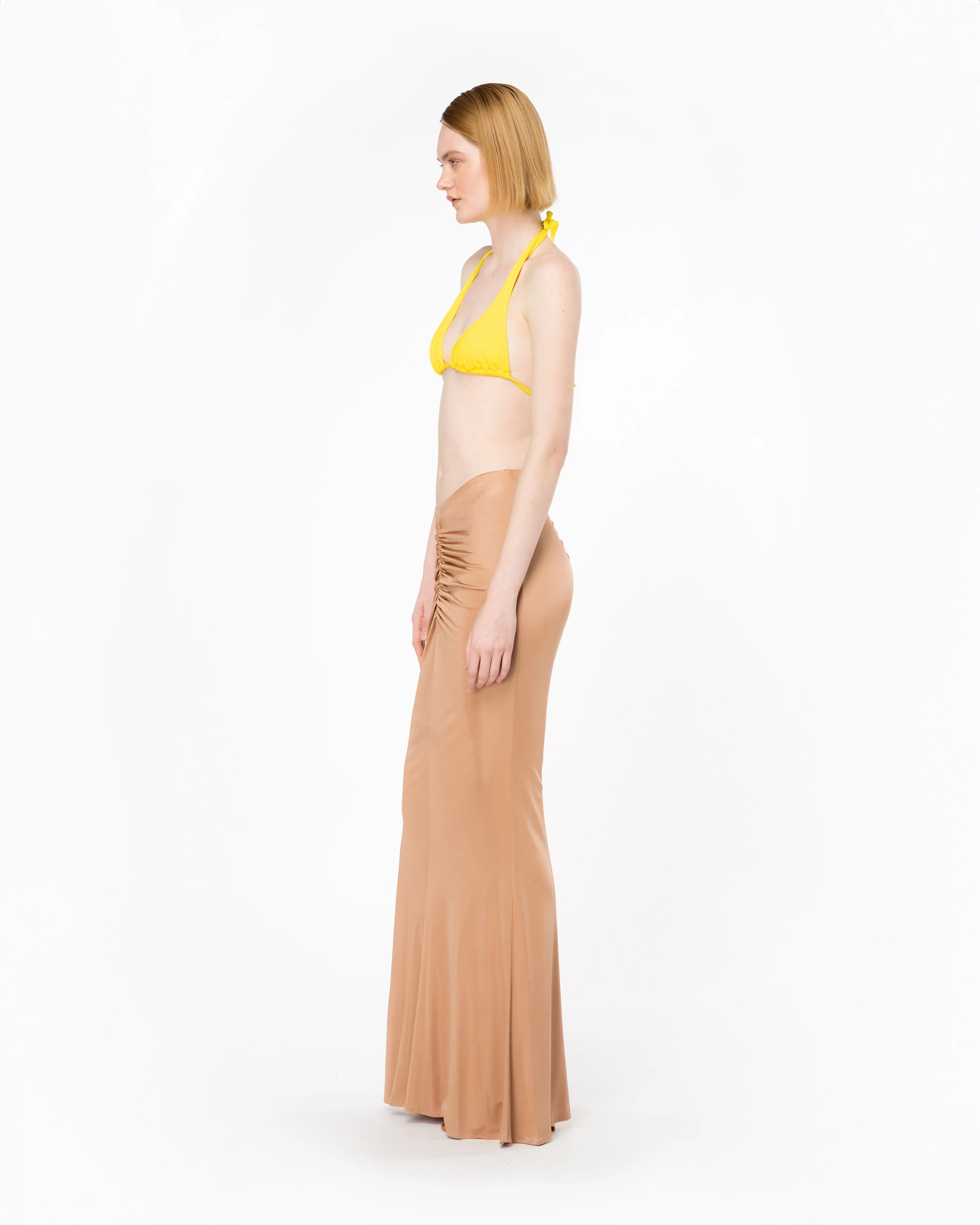 Jupe longue | Orange