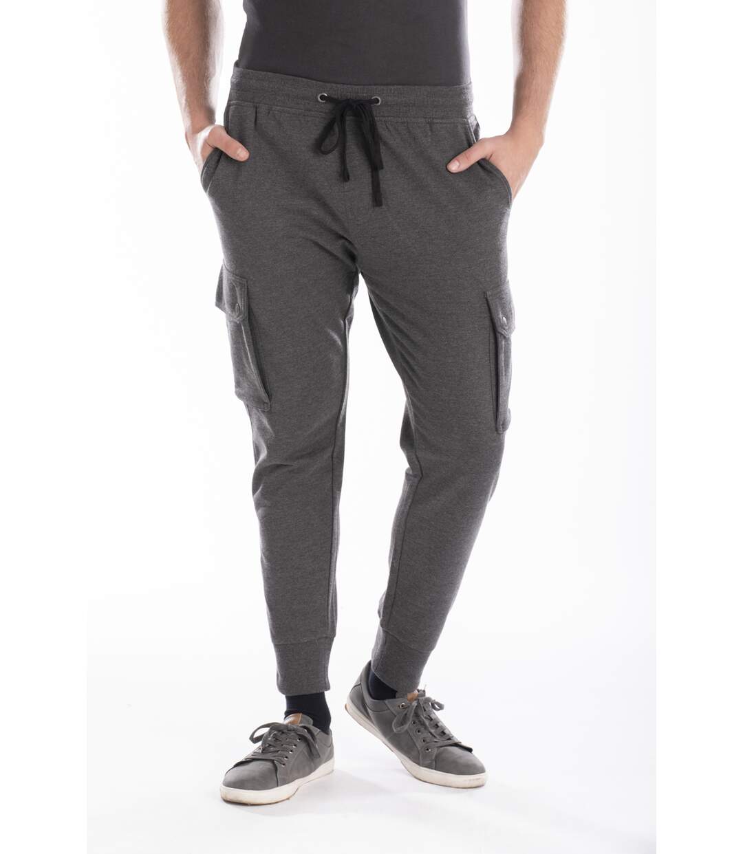 Pantalon de détente battle en molleton KINAN GRIS
