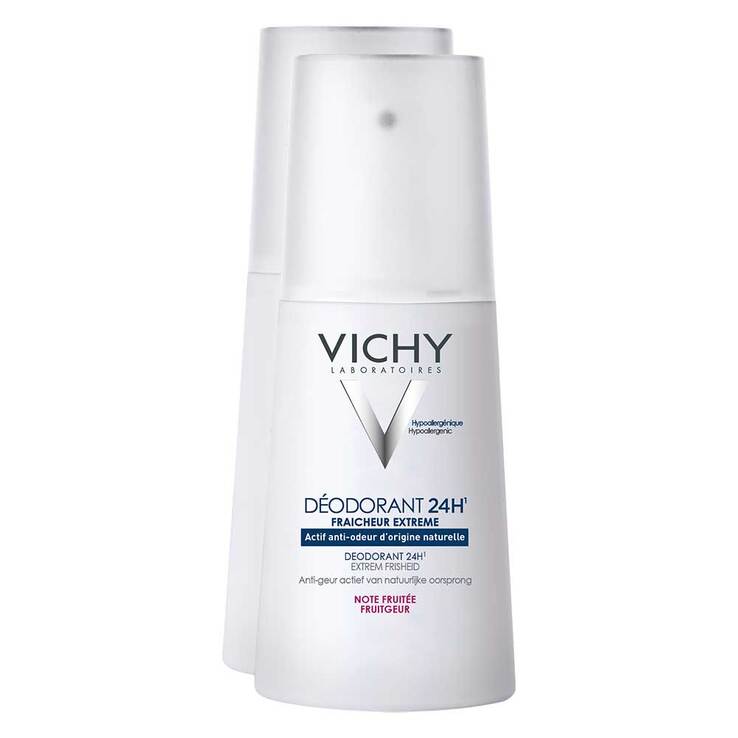Vichy Deo Pumpzerstäuber fruchtig frisch Doppelpack, 2X100 ml