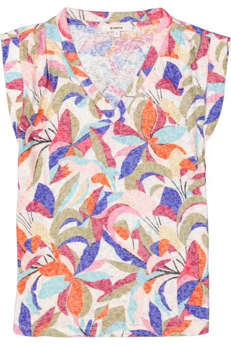 Garcia multi color dames t-shirt