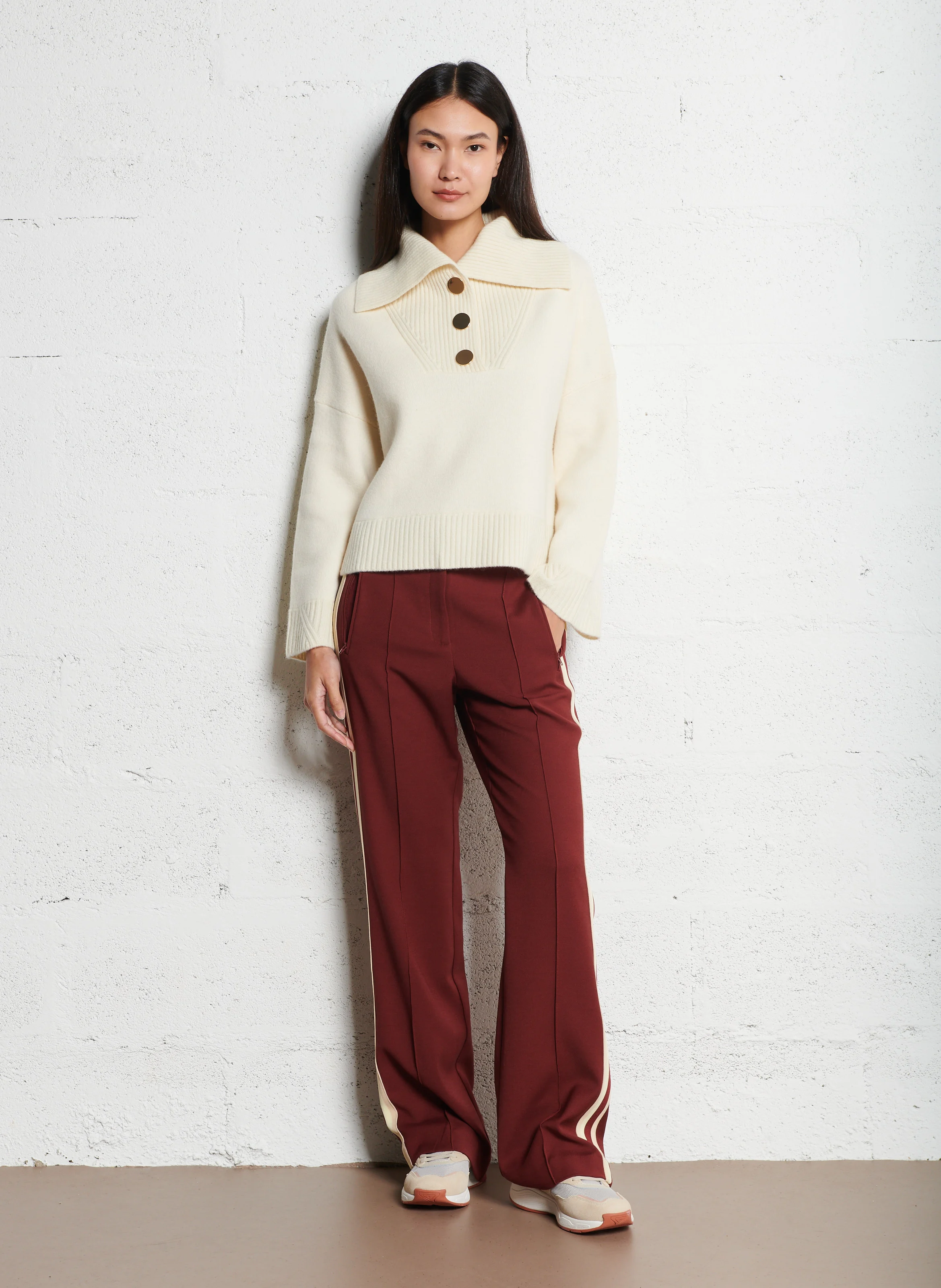 SODA - Pantalon boot-cut | Rouge