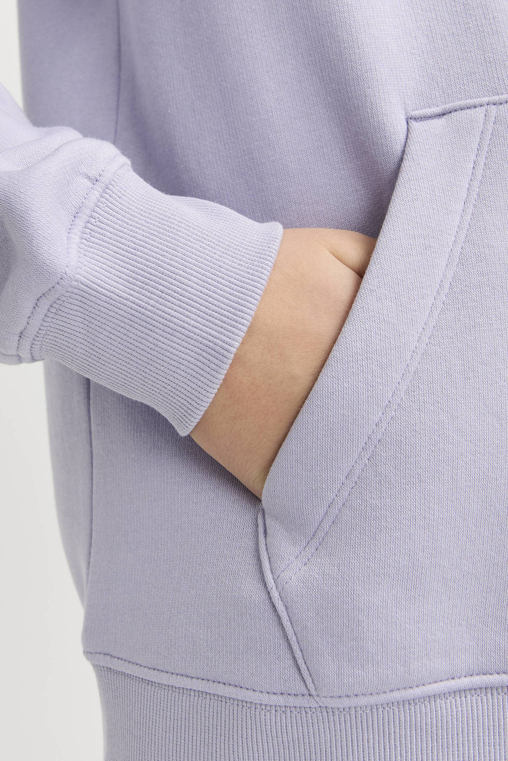 JACK & JONES hoodie JJESTAR met tekst lila