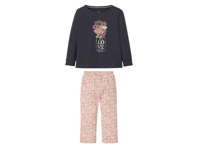 2 kleine kinderen meisjes pyjama's
