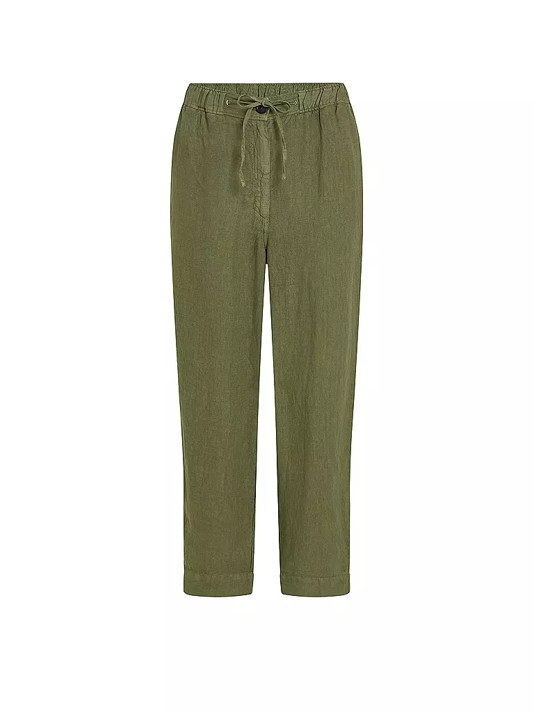PENN&INK Leinenhose  olive