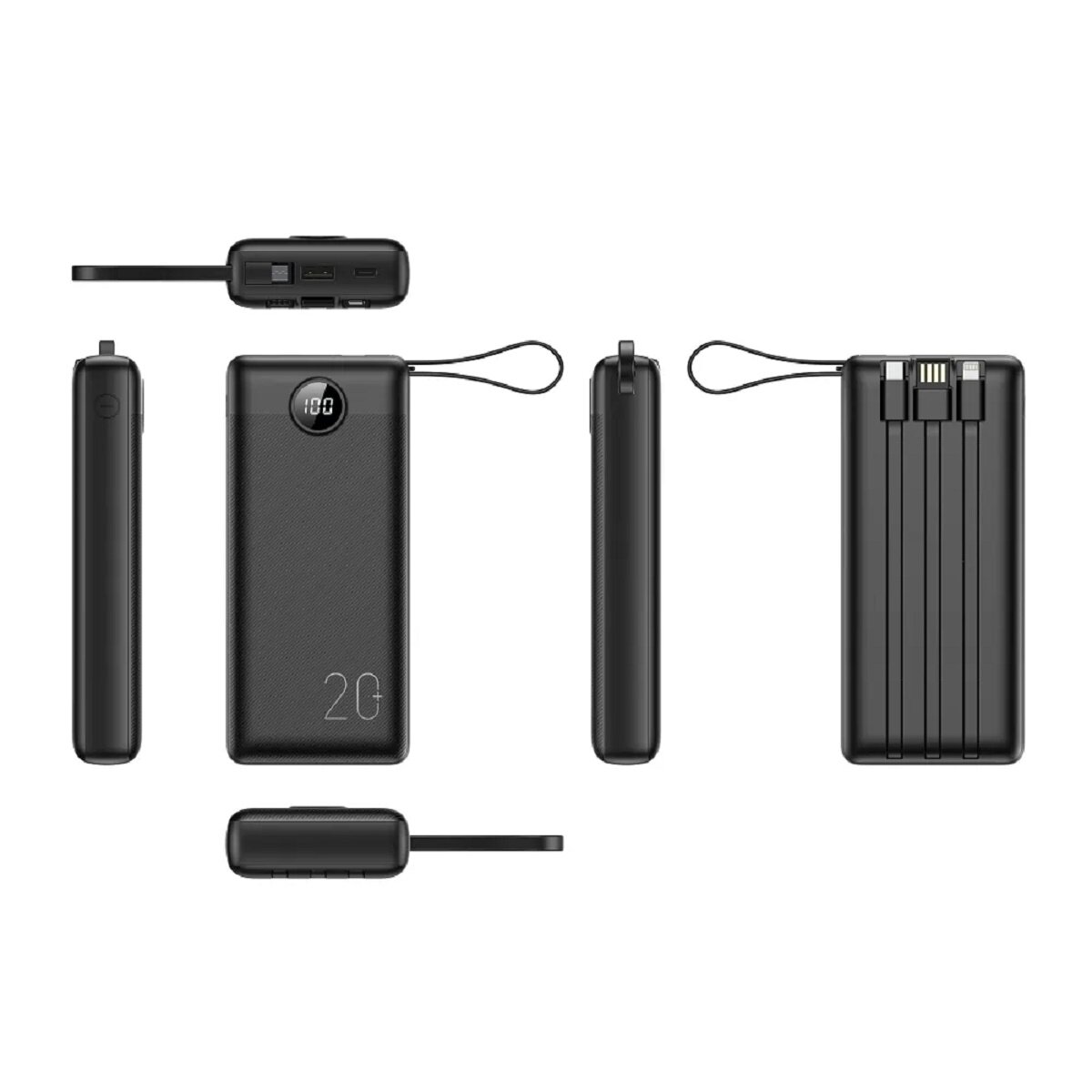 Powerbank C20 - 20 000mAh (Micro + Typ C + iPhone)