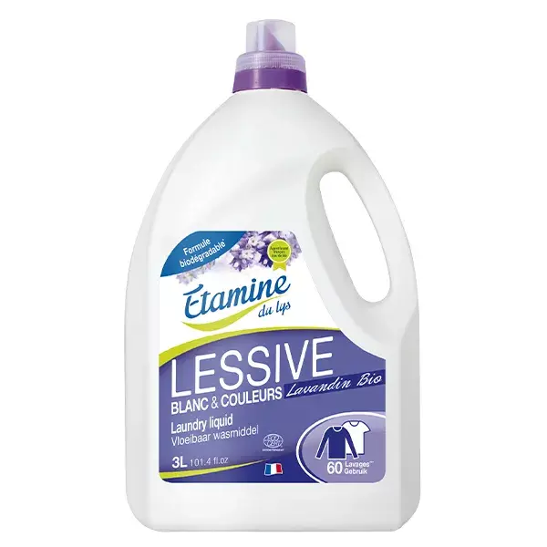 Detergente líquido para roupa orgânico Lavandin Étamine du Lys 3L