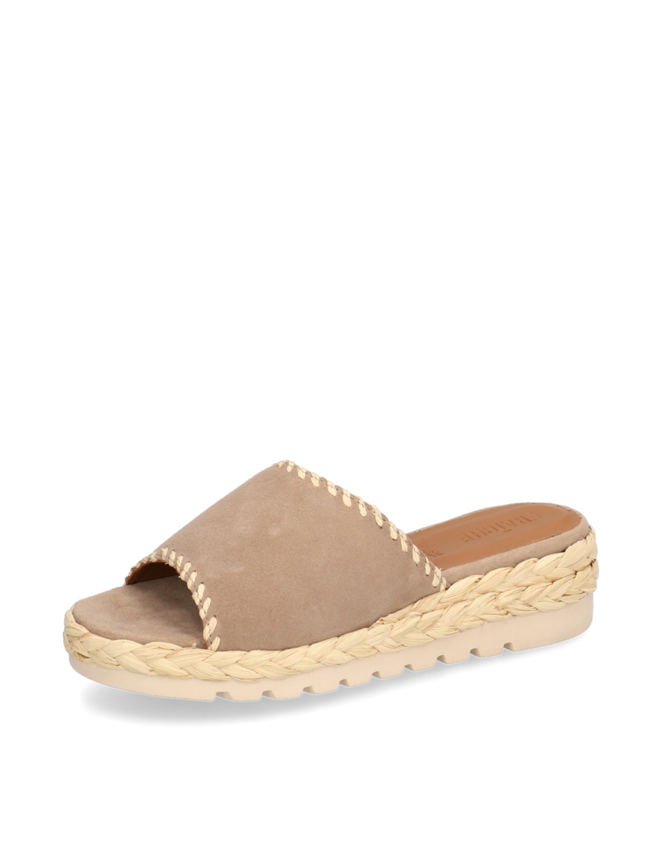 Nubukleder Pantoffel