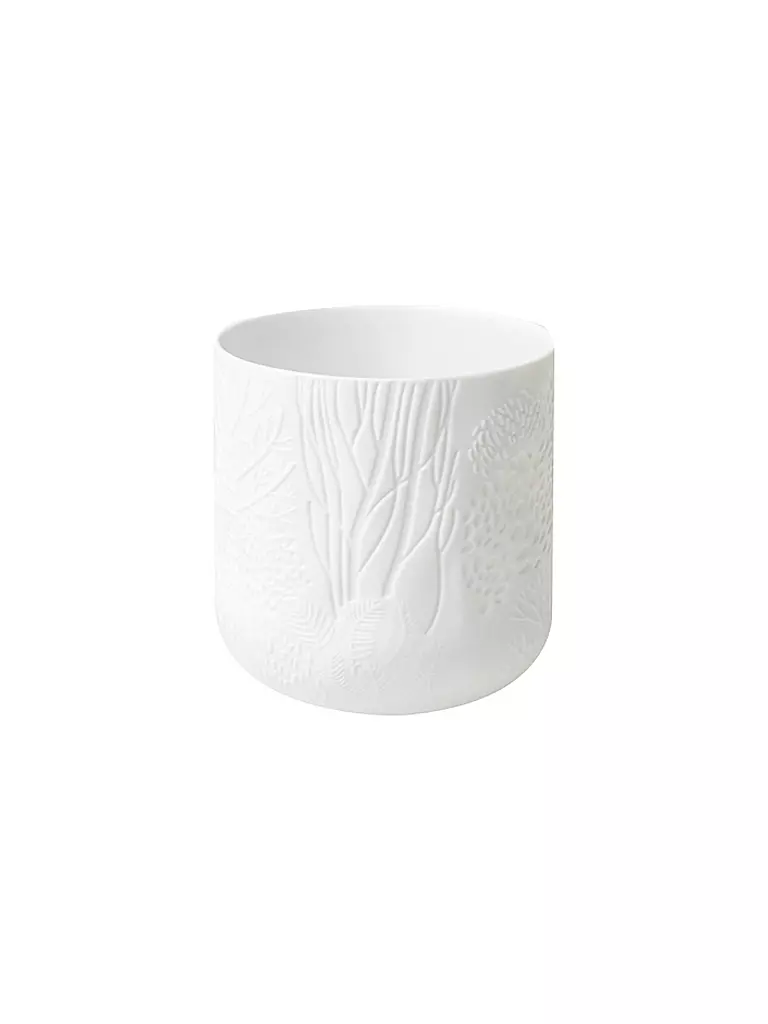 RAEDER Teelichthalter DANKBAR 8x8,5cm Weiss weiss