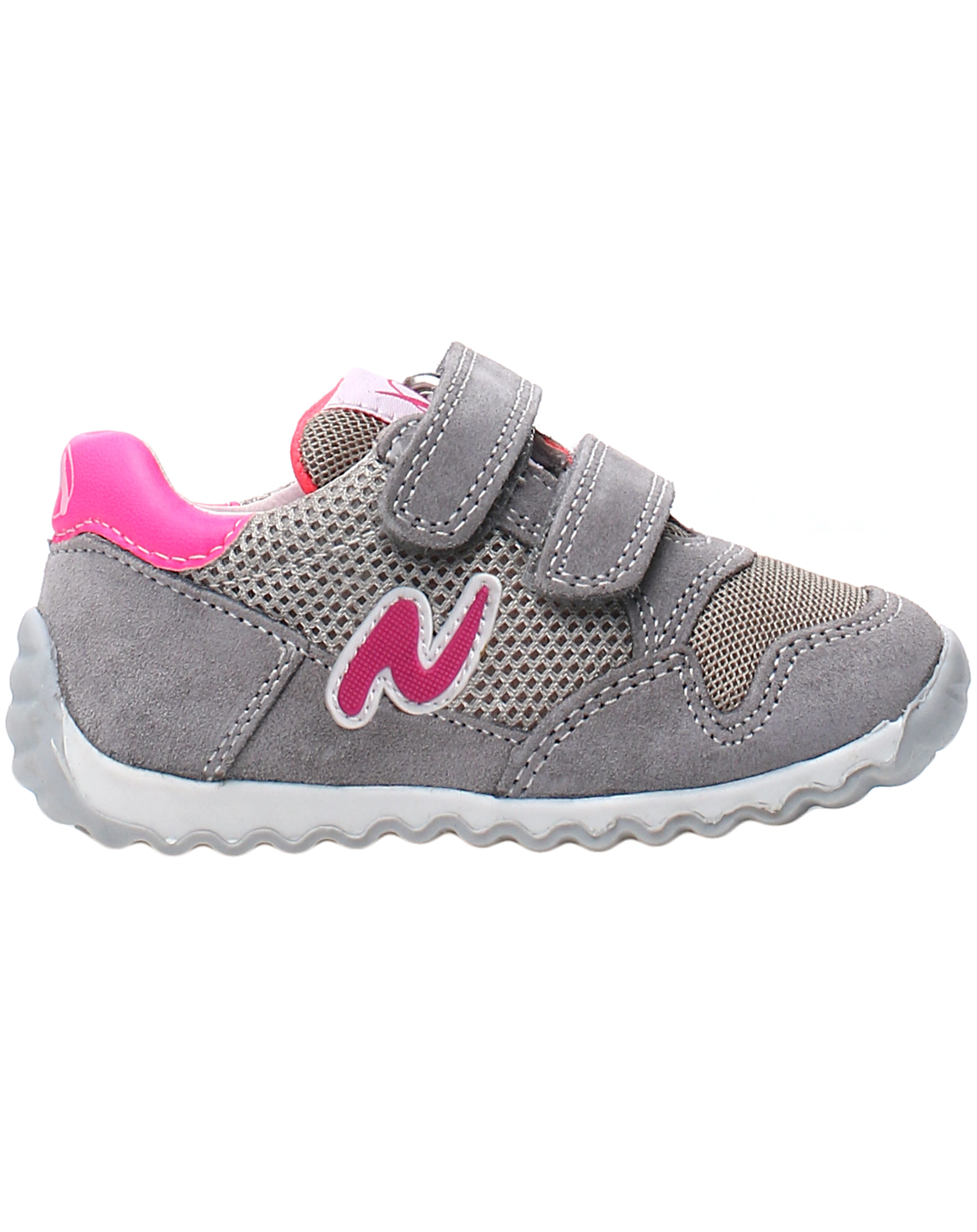Klett-Halbschuhe SAMMY in grau/fuchsia