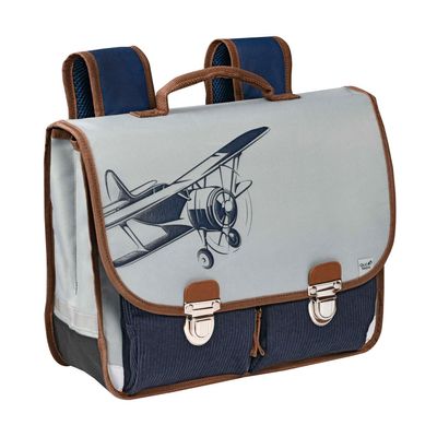 Cartable Louise & Arthur 38 cm - 2 compartiments - petit explorateur - Quo Vadis