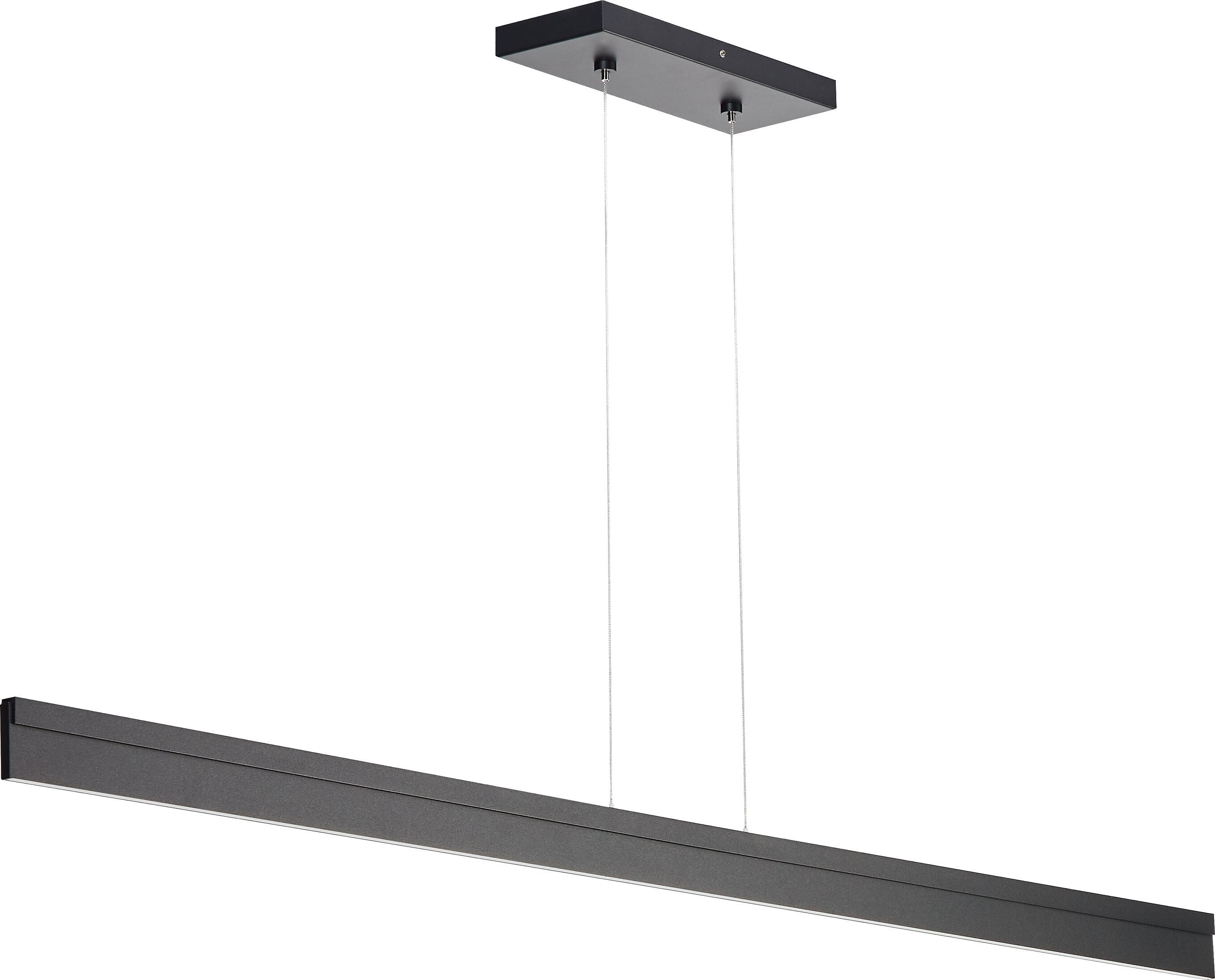 LINEA Hängeleuchte - Schwarz / B: 140.0 cm x T: 1.0 cm x H: 5.0 cm