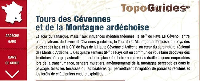 FFRP - 702 TOURS DES CEVENNES FFRP
