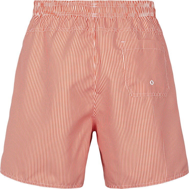 Firefly Sea Stripe badeshorts Rød