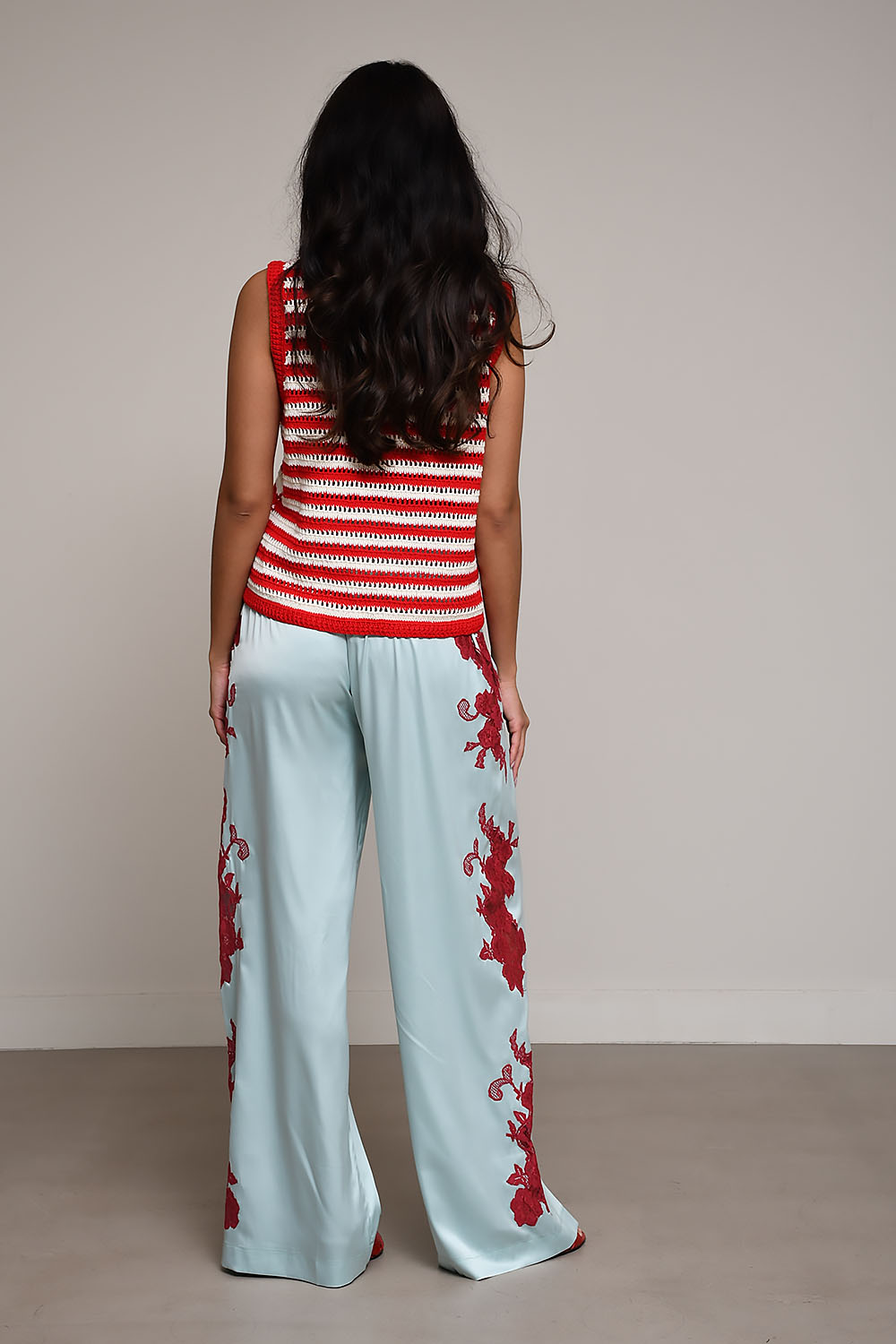 Lador silk satin pantalon