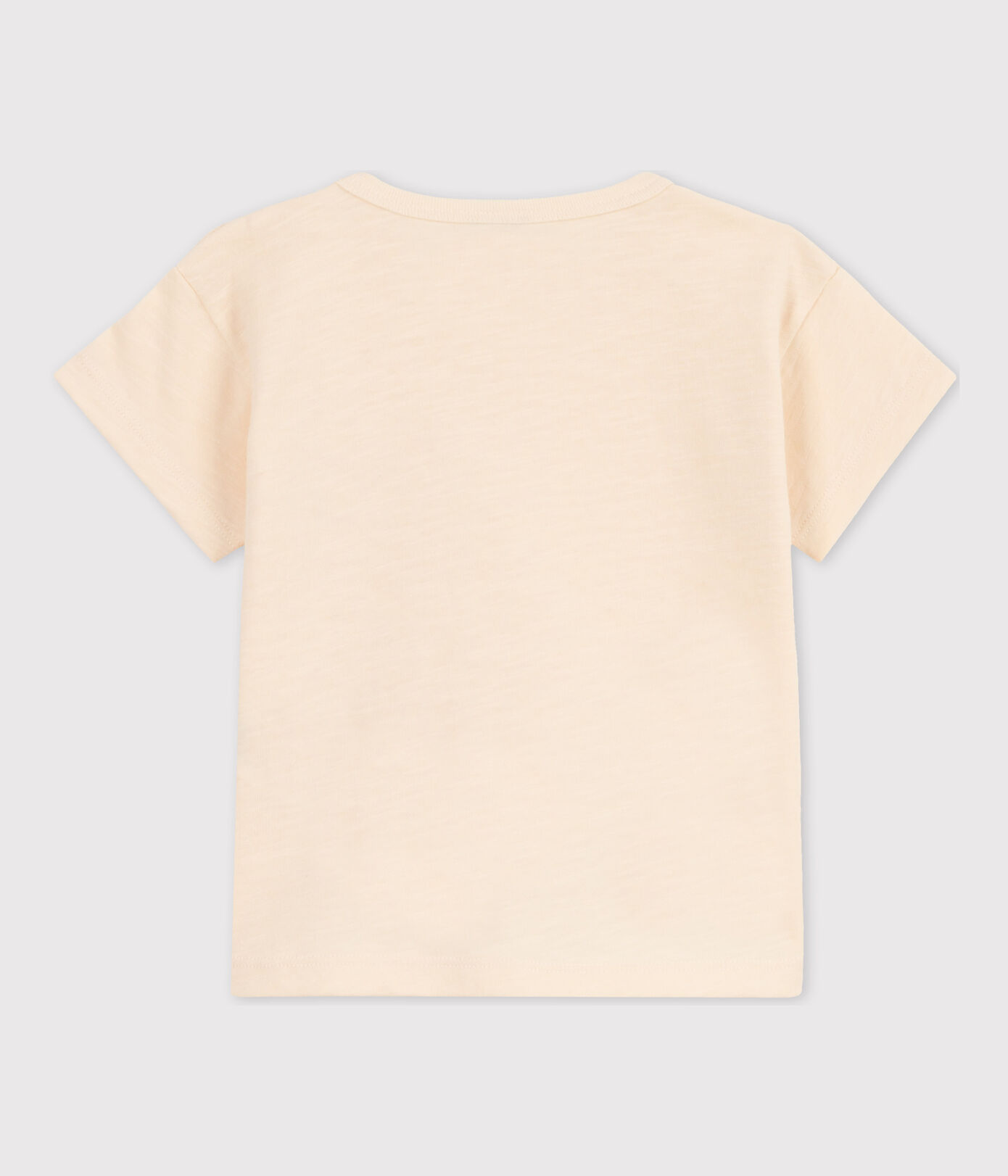 Tee-shirt manches courtes bébé en jersey flammé