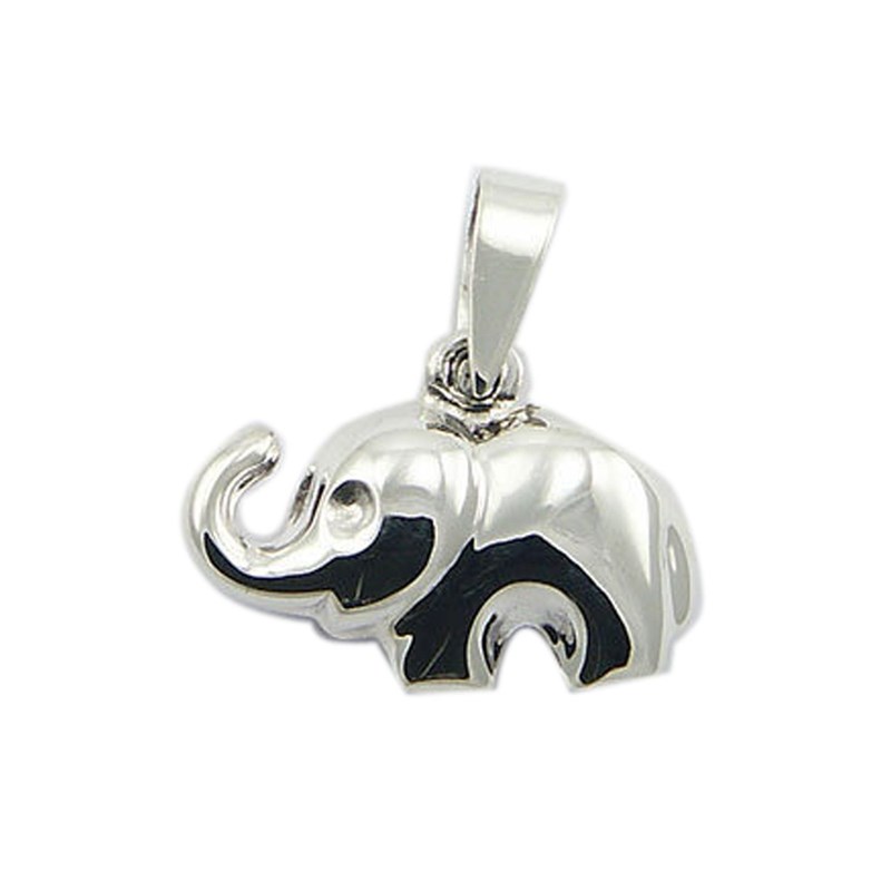 Pendentif éléphant en argent