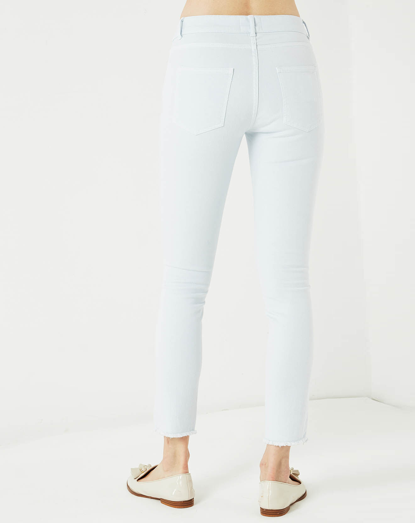Cuisse de Grenouille Jean 7/8 Enigme bleu clair