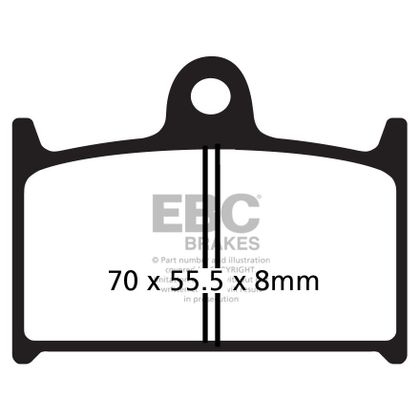 Plaquettes de freins EBC Sinter Métal Fritté avant