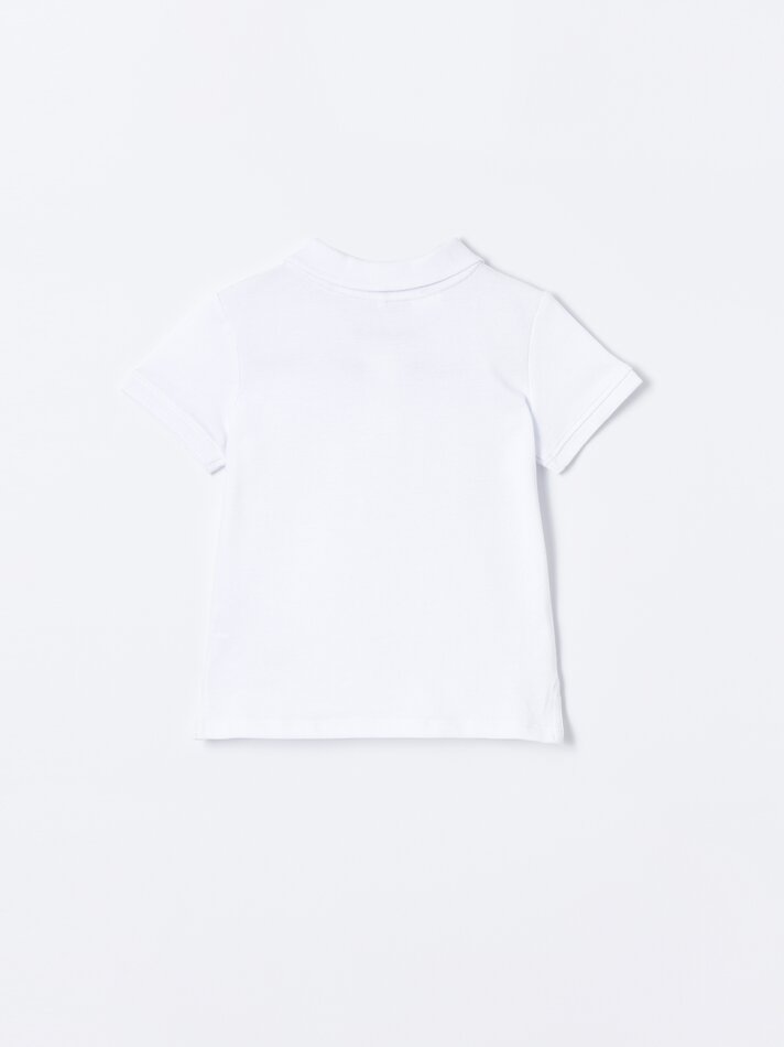 Conjunto com 2 camisas polo básicas - Azul-marinho