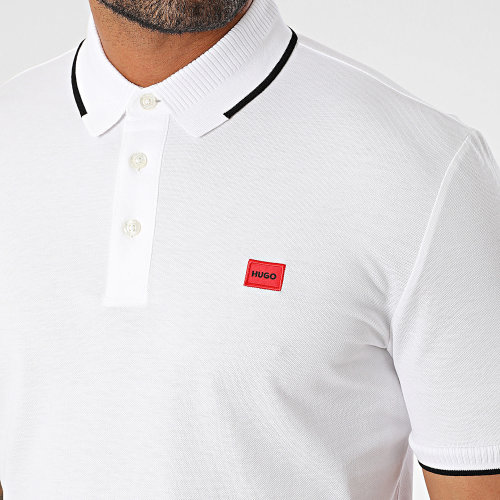 Polo Manches Courtes Slim Deresino 50490775 Blanc