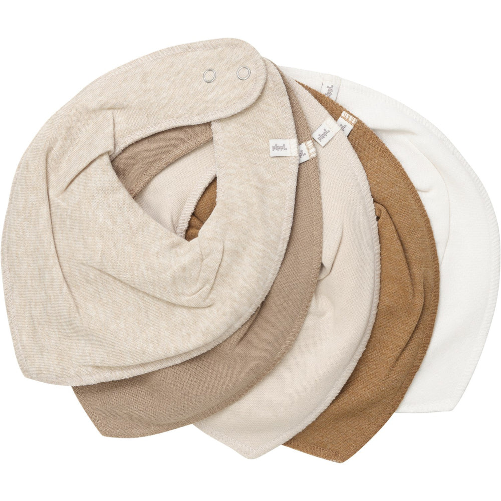 Køb Pippi Rainy Day Bandana Savlesmæk - Solid (5-Pack)