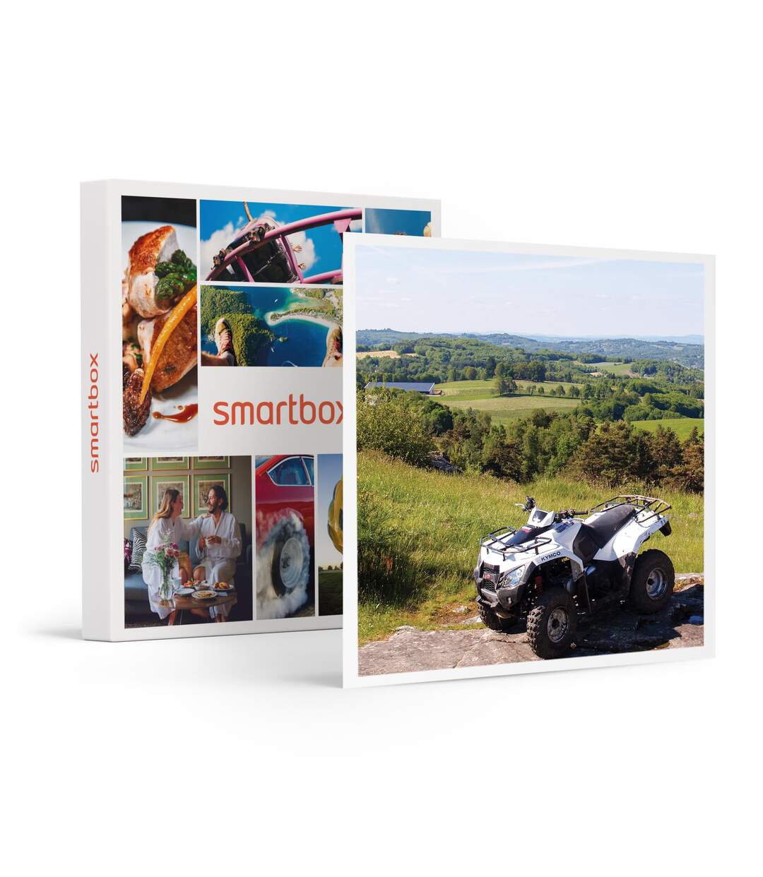 Randonnée en quad en famille de 2h pour 2 adultes et 1 enfant près de Limoges - SMARTBOX - Coffret Cadeau Sport & Aventure