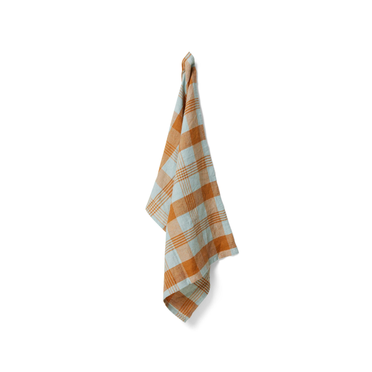 HKliving Vida theedoek Sand/Cream