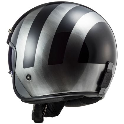 Casque LS2 OF601 BOB II - LINES - Noir / Gris