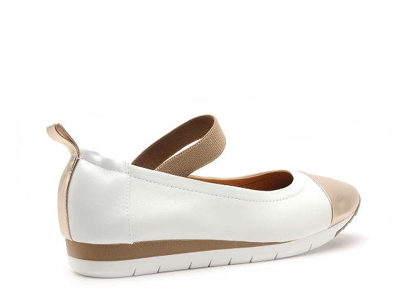 Fugitive ballerines femme vero blanc
