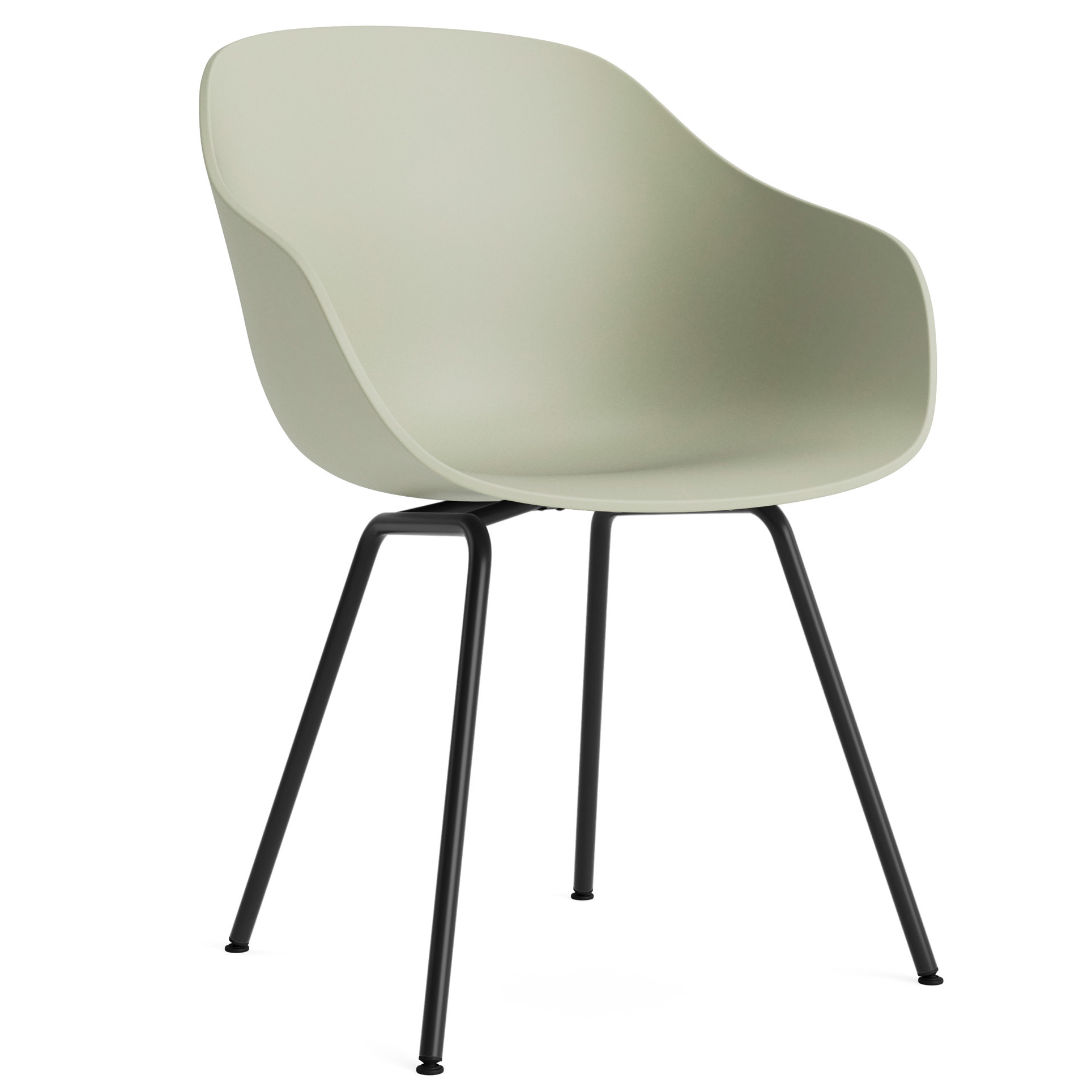 Eetkamerstoel AAC 226 zwart onderstel pastel green 2.0