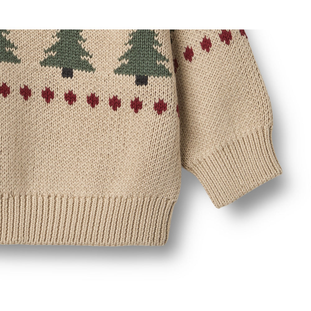 Køb Wheat Warm Sand Jacquard Pullover Balou