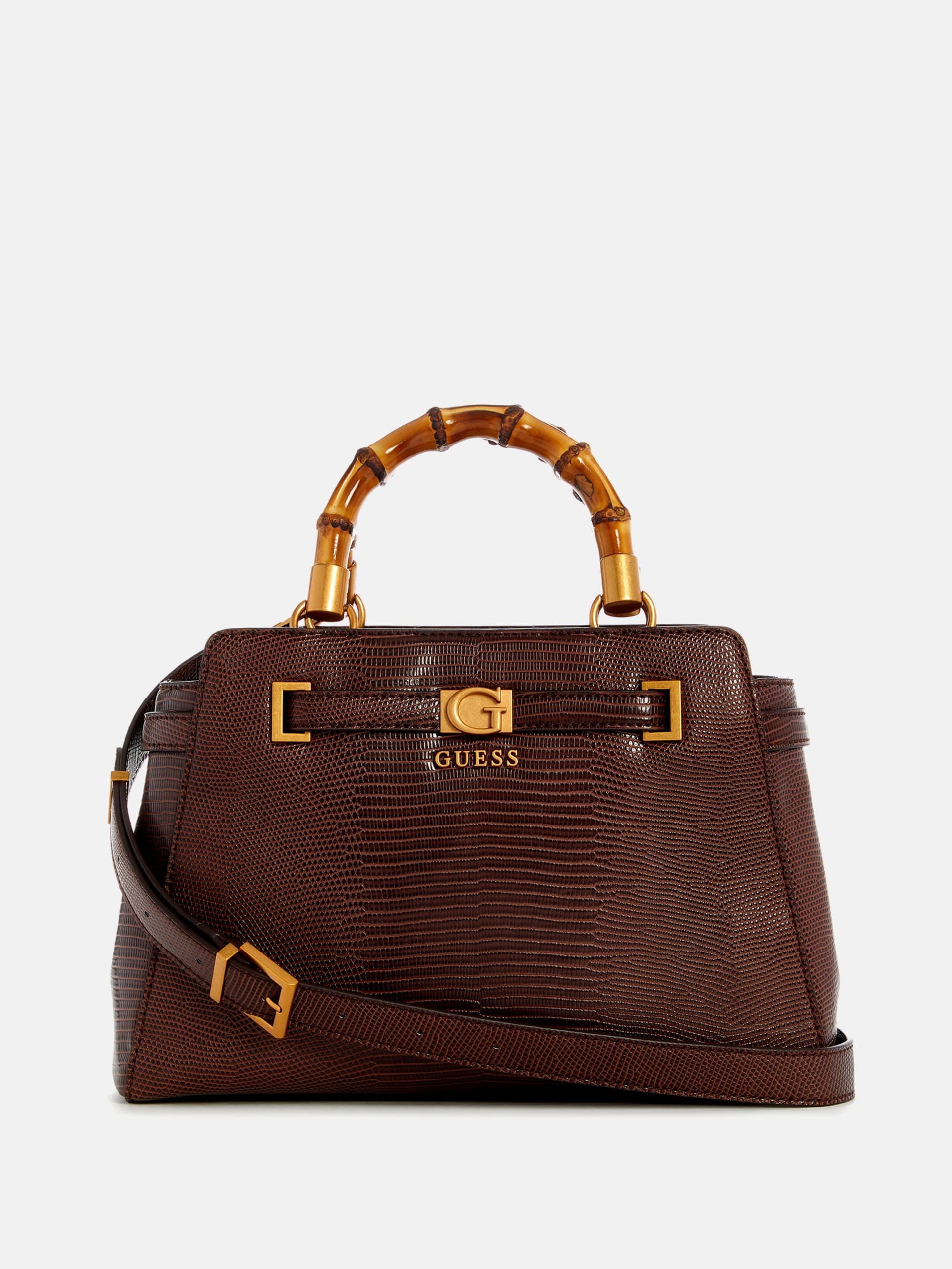 Bolsa Sibel com alça de bambu