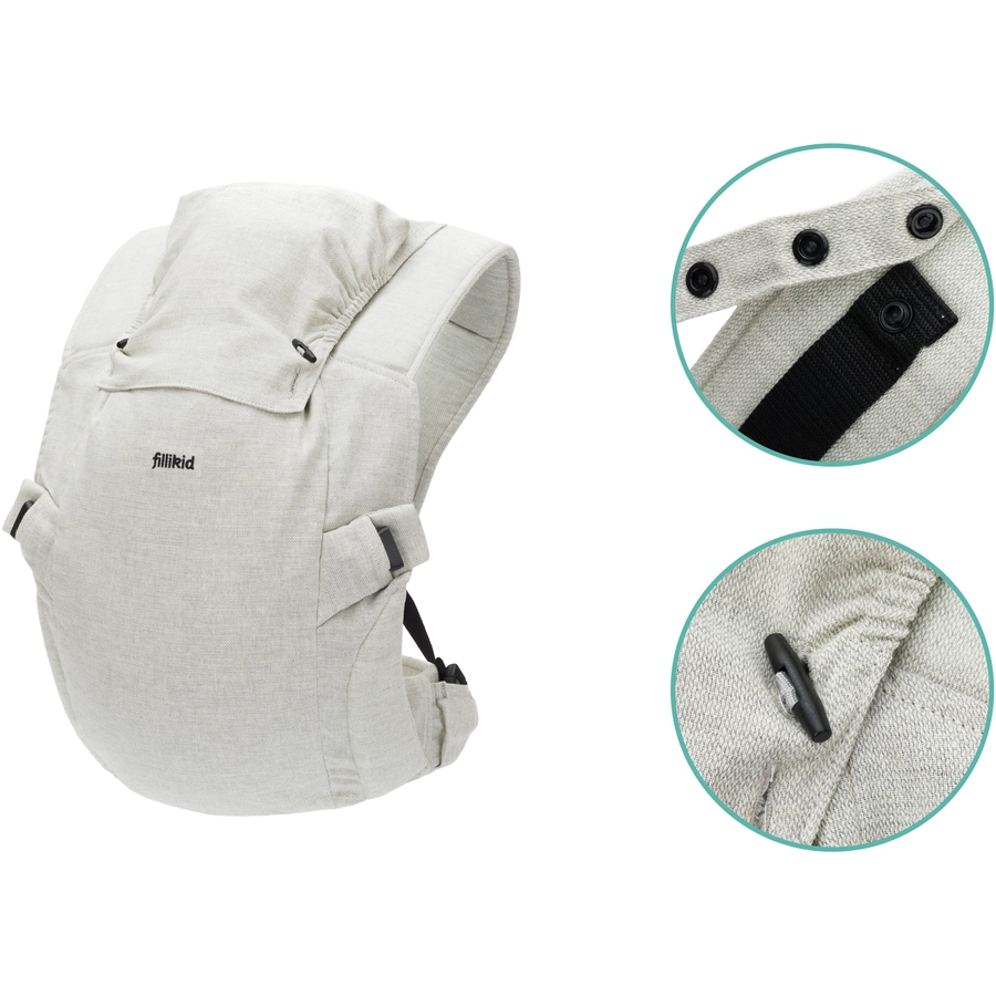 fillikid Bauchtrage Natural Sand