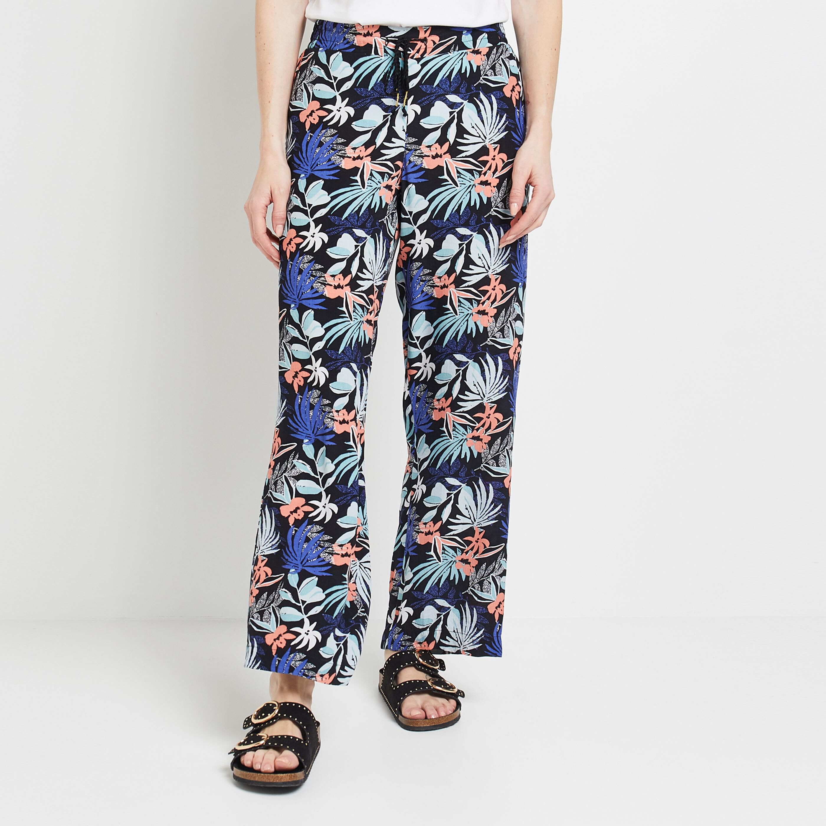 Pantalon fluide femme - NOIR