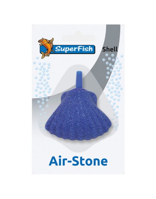 Superfish Luchtsteen Schelp Model - Beluchting - Blauw 1 stuk