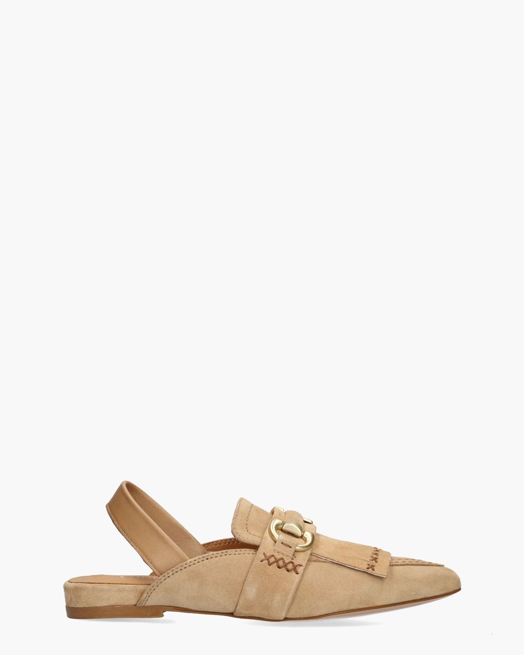 Gioia Zenne Lichtbruin Dames Slingbackloafers